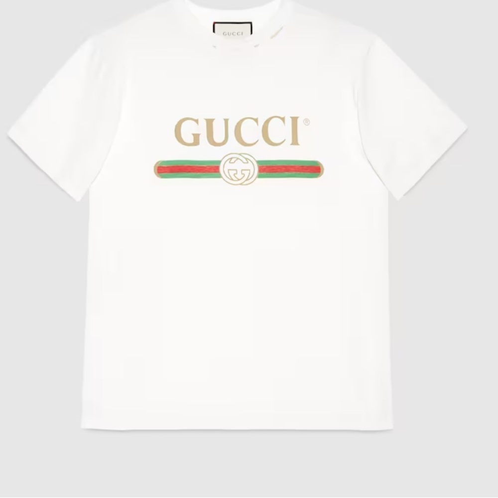 OVERSIZE T-SHIRT WITH GUCCI LOGO